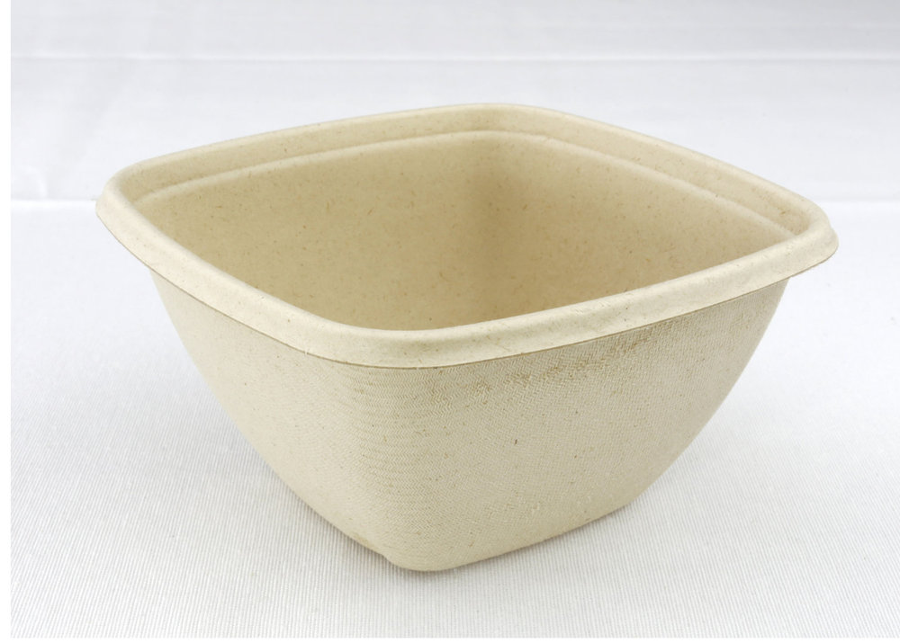 Bol cuadrada 500ml BIO 13x13x6cm - caja 500 unidades
