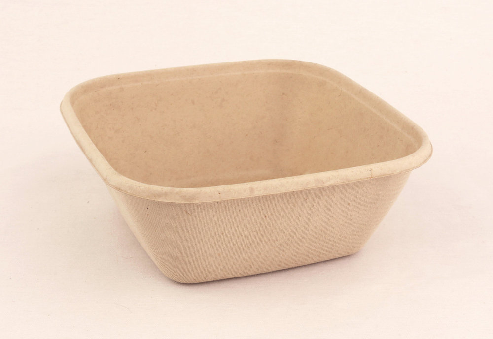 Bol cuadrada 1000ml BIO 17x17x7cm