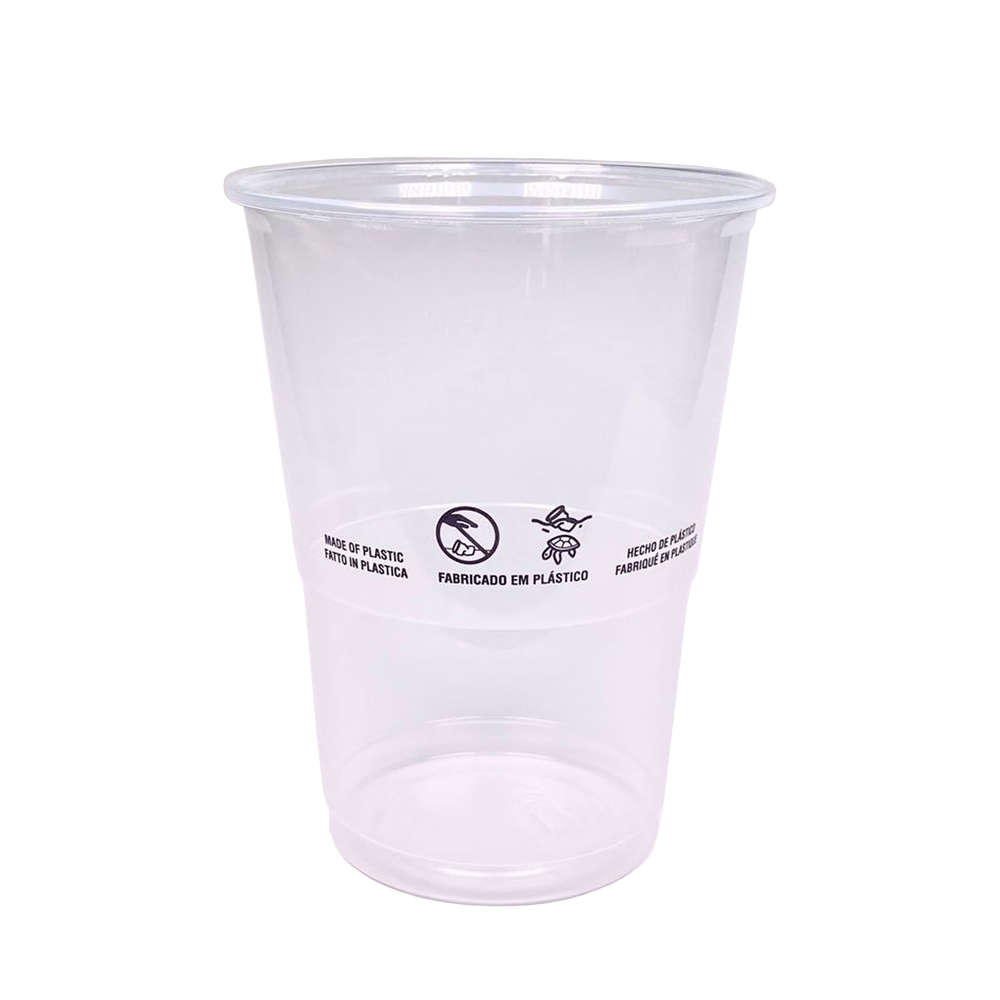 Gobelets jetables en Bioplastique - 0,30 L - Transparent : PAP STAR Pure  Lot de 25