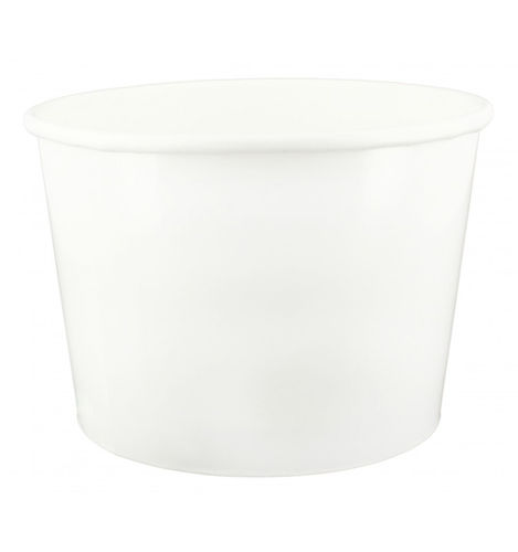 Ice cream White Paper Cup 160ml - pack 50 units without lid