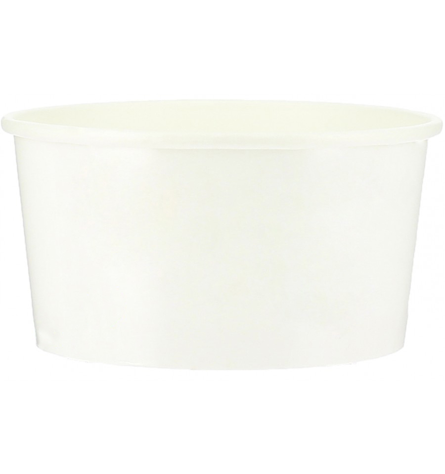 Gobelet Carton Blanc pour la crème glacée 80ml Écologique