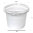 Caixa Sopa Take Away 500ml c/ Tampa Transparente - Pacote 50 unidades