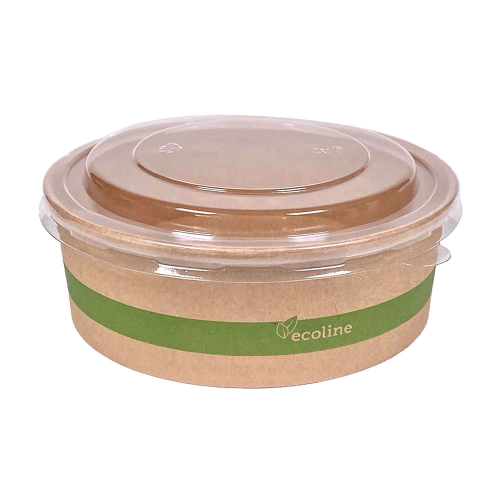 Saladeira c/ Tampa 750ml - Embalagem de 25 unidades