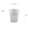 Unbreakable and Faceted Shot Cup 40 ml (PC)