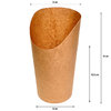 Caixa batata Frita/Alimentos Kraft (16Oz) 480ml