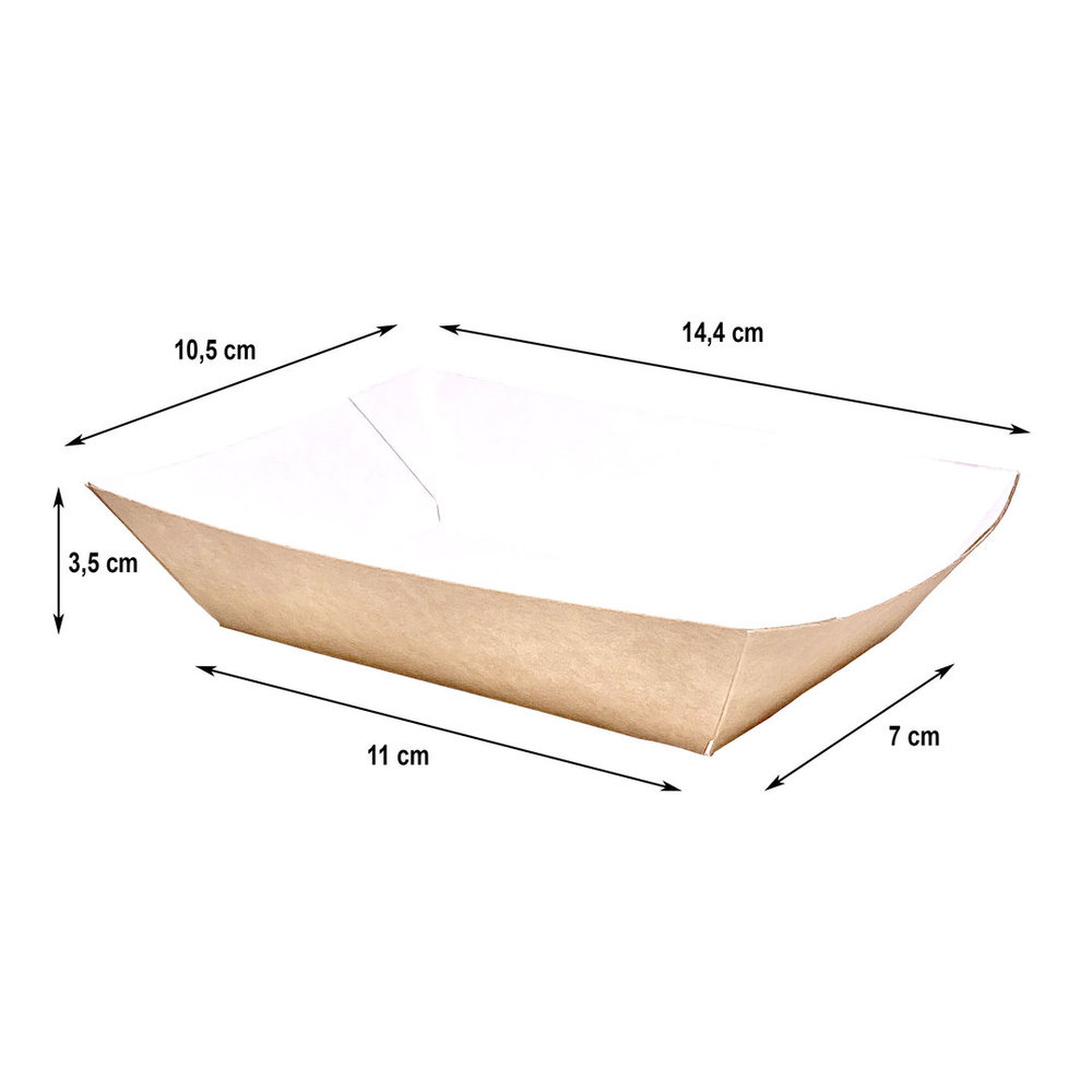 Travessa / Bandeja Pequena Kraft 300ml