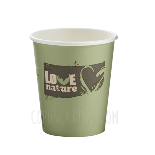 Hot Drinks Paper Cups BIOWARE 240ml (8Oz) - Pack 100 units