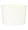 Ice cream White Paper Cup 350ml w/ Dome Lid - Box 1100 units