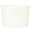 Ice Cream White Paper Cup 350ml w/ Closed Flat Lid - Box 1100 units