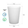 Vaso Reutilizable Ecológico 100 CL PP