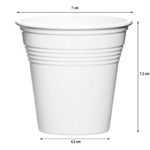 Gobelet en Plastique Blanche AD150 Vending