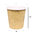 Paper Cups Coffe Vending 110ml (4Oz) Kraft w/ Black Lid “To Go” – Pack 50 units