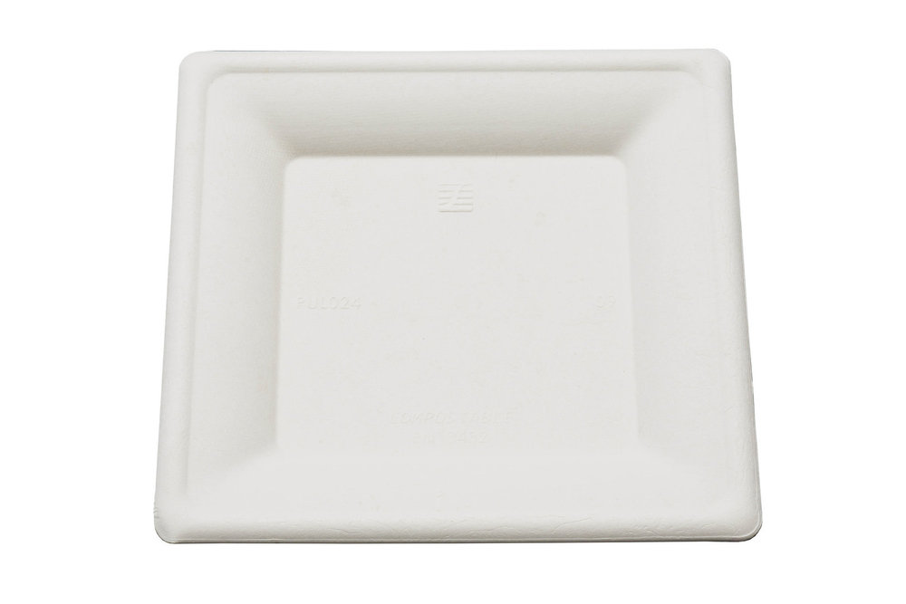 Plato cuadrado BIO 15x15cm