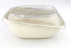 Bol cuadrada inclinada 750ml BIO 19x19x7cm sin tapa - caja 300 unidades