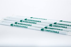 Pajitas Rectas Biodegradable 6x210mm
