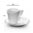 Unbreakable Cup + Saucer RB (PC) White - Box 6 Units