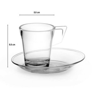 Unbreakable Cup + Saucer RB (PC) - Box 6 Units