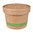 Kraft Paper Soup Box of 360ml With Paper Lid - Box 250 units