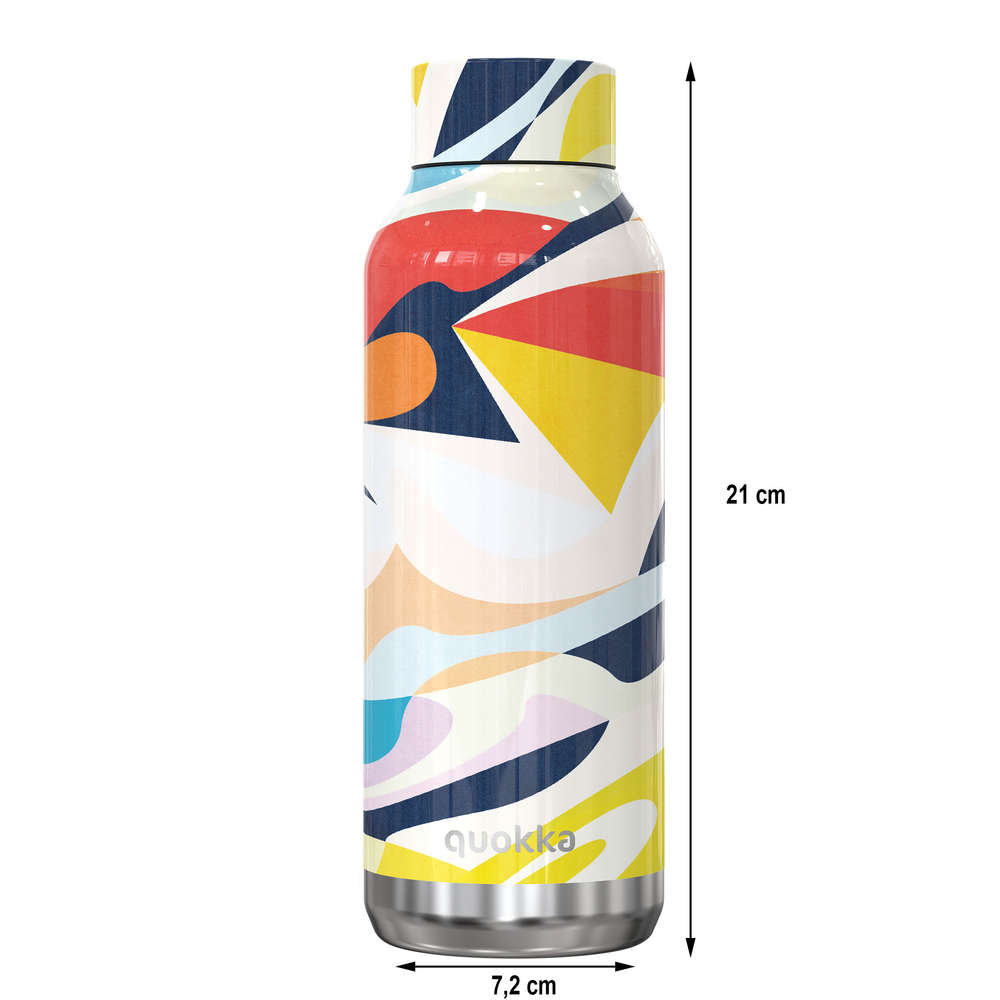 Bottle in Stainless Steel Abstract 510ml