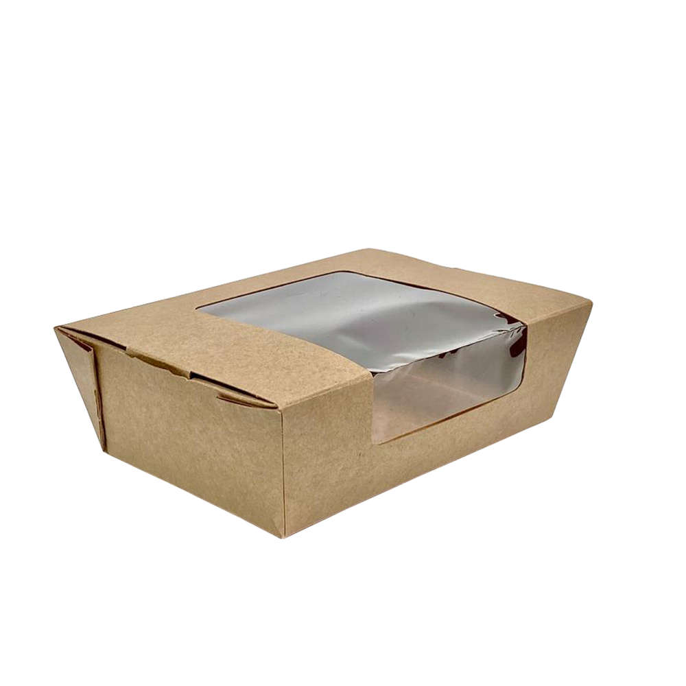 Boîte à Take Away avec fenêtre 750ml - 25 unités