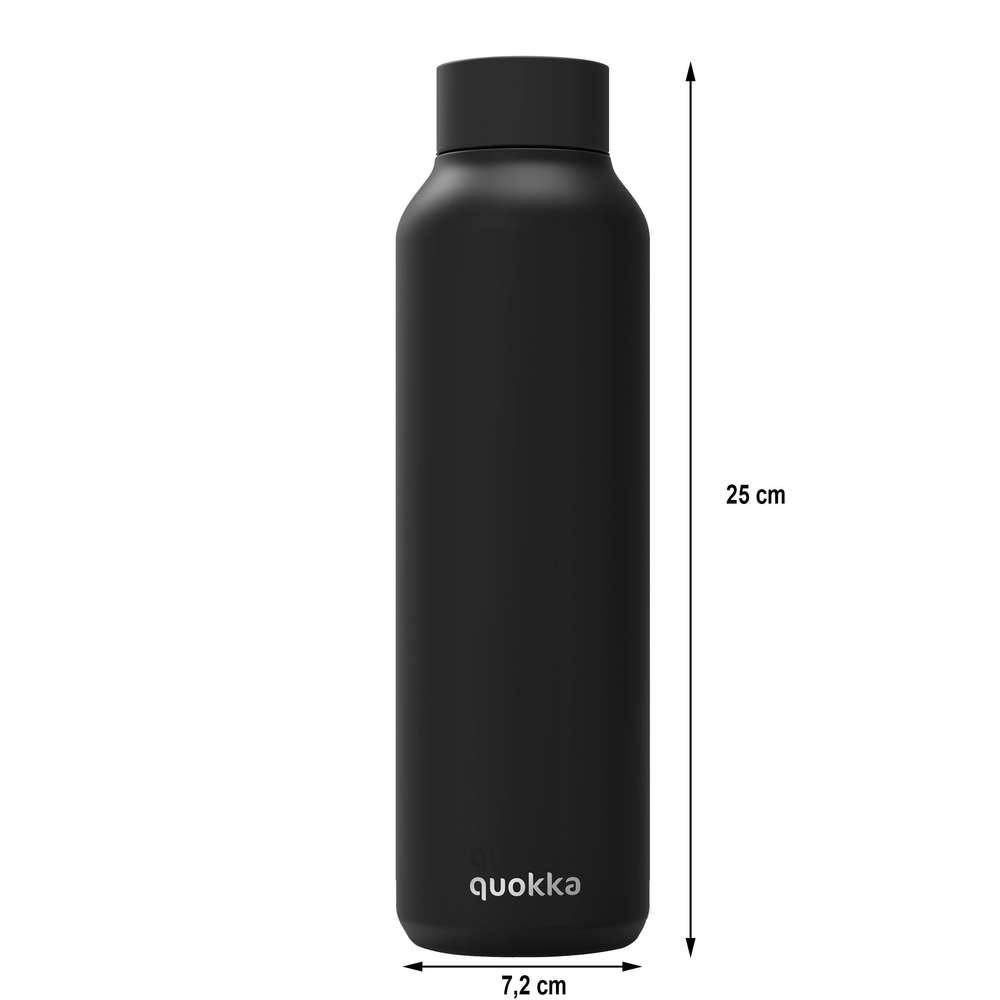 Botella de Acero Inoxidable Negra 630ml