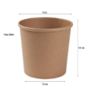 Kraft Paper Soup Box of 780ml With Lid