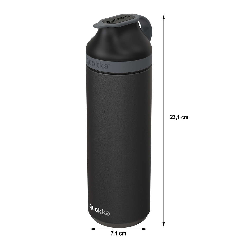 Bottle in Stainless Steel Black with Magnet 430ml