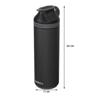 Bottle in Stainless Steel Black with Magnet 430ml