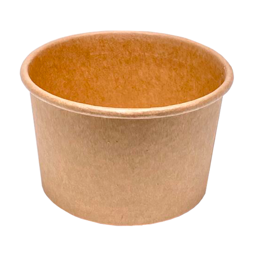 Gobelet en Carton Pour la Crème Glacée Kraft 150ml - Paquet 50 unités