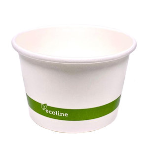 Gobelet en Carton Pour la Crème Glacée Blanc 240ml - Boîte Complète 1000 unités