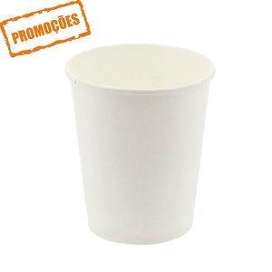 Vaso de Cartón 240ml (8Oz) Blanco – Caja Completa 2000  unidades
