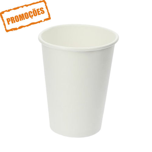 Paper Cups 350ml (12Oz) White - Box of 1000 units