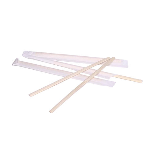 140mm Bamboo Coffee Stirrer Emb Individually - Pack 500 units