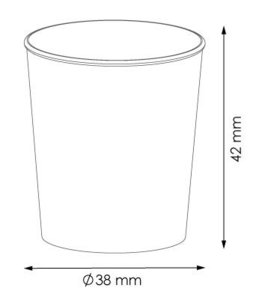 Copo Shot PP Reuse Line 30 ml - Pacote 100 unidades