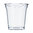 RPET Plastic Cup 20oz - 650ml With Flat Cover With Cross - Complete Box 800 units