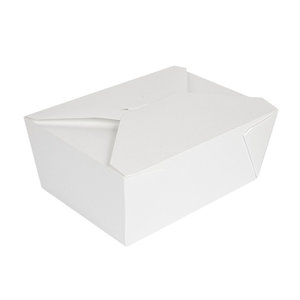 Caja Take Away Blanca 1170ml Sin Plástico - Caja Completa 180 Unidades