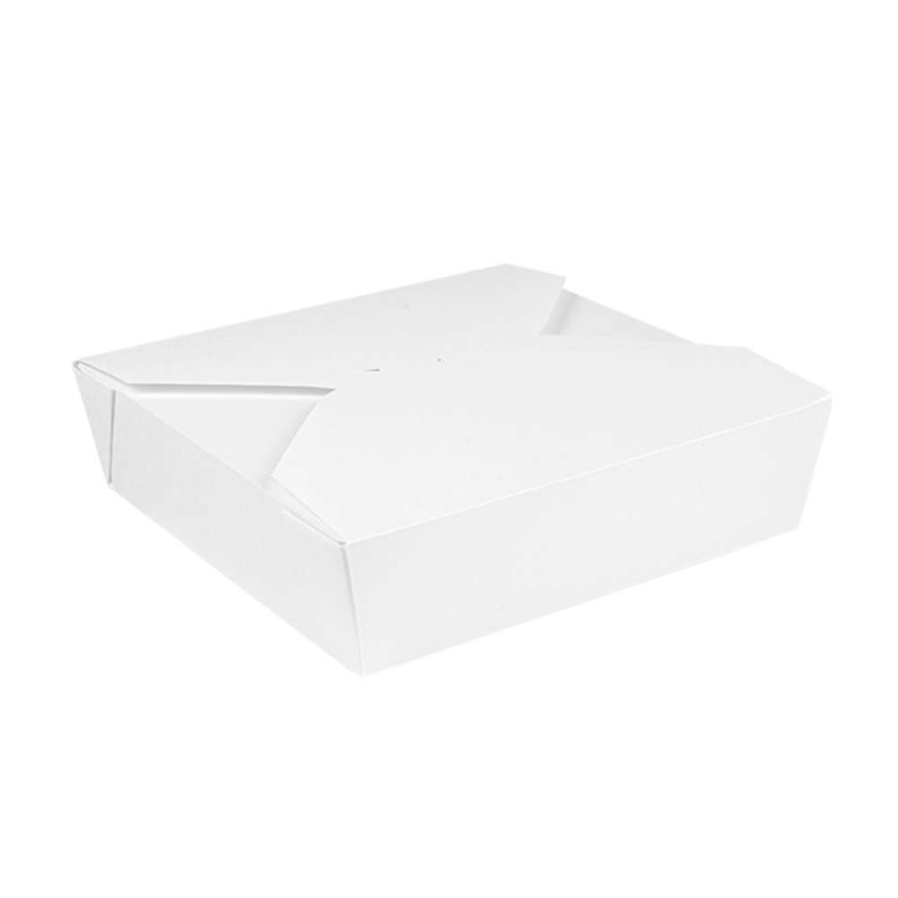 Caja Take Away Blanca 1790ml Sin Plástico - Embalaje 30 Unidades
