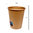 Paper Cups 240ml (8Oz) 100% Kraft With Card Cover - Pack of 50 units