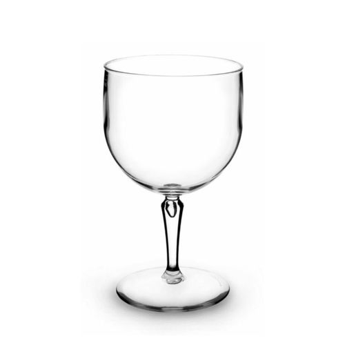 Plastic Gin Cup (680ml) Shatterproof Transparent - 6 Units