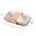 Kraft Sushi Tray 145x80 With Lid - Pack 25 Units