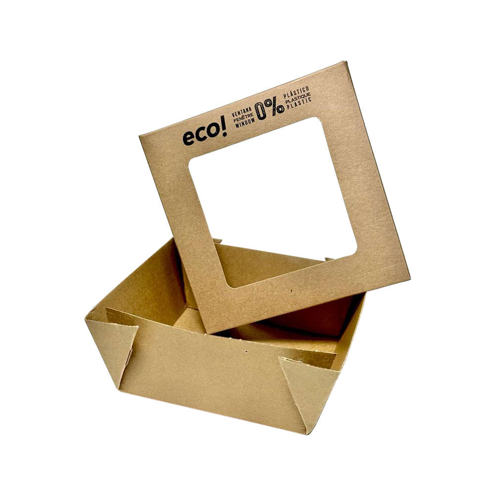 Bandeja Kraft 13x13x5 Com Tampa