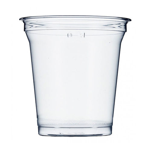 RPET Plastic Cup 540ml w/Closed Dome Lid + Partition - Pack of 50 Units