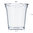 RPET Plastic Cup 430ml w/Perforated Dome Lid - Box 800 Units