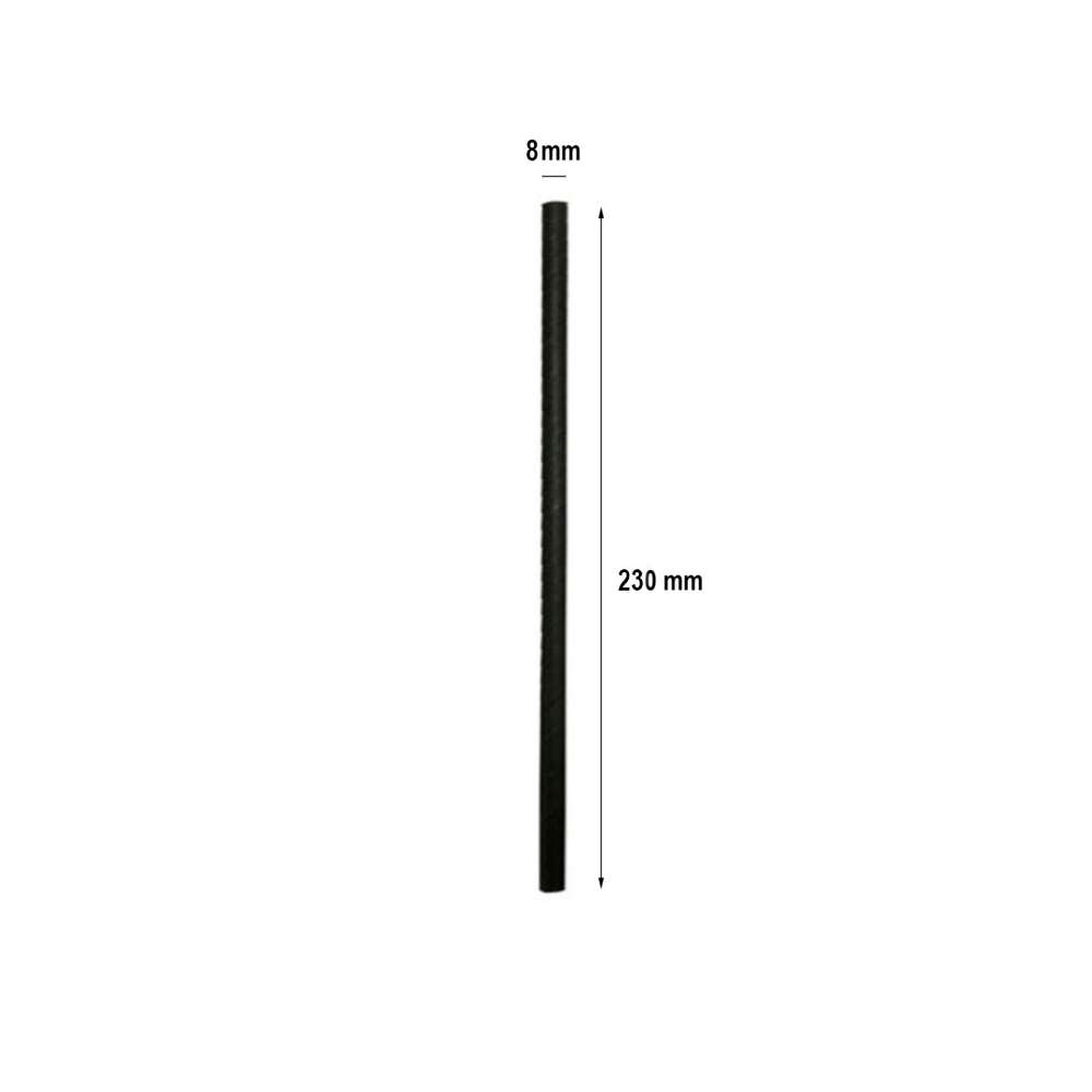 Pajita De Tarjeta Negra 230mmx80mm
