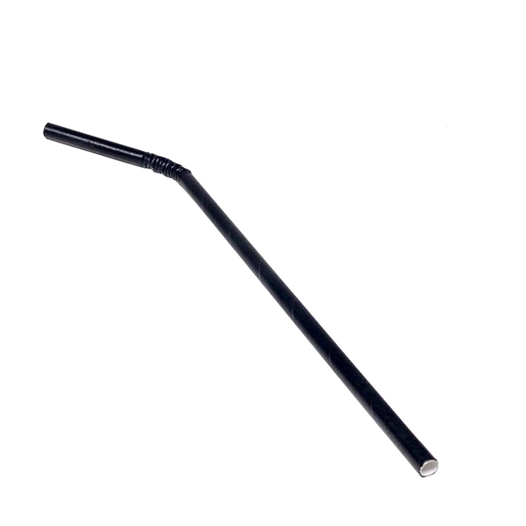 Black Card Straw 230mmx80mm - Packing 250 Units